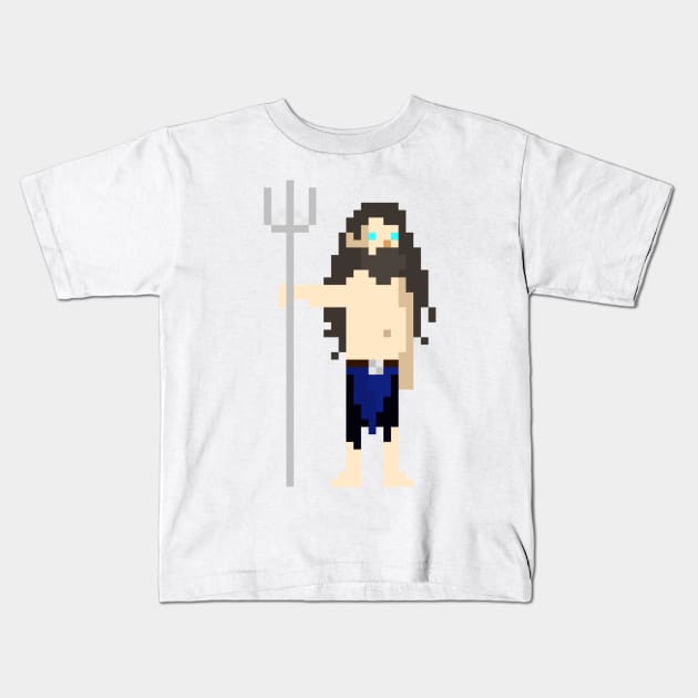 Poseidon Kids T-Shirt by mazihaya pix